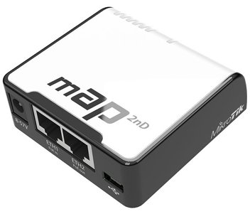 2.4GHz Wi-Fi точка доступу з 2-портами Ethernet для домашнього використання MikroTik mAP (RBmAP2nD) MikroTik mAP (RBmAP2nD) фото