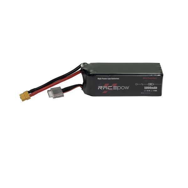 Акумулятор для дрона RacePow 5000mAh 6S 80C (5000mAh-6S-80C) 100475279 фото