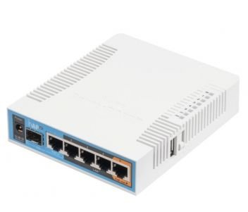Двохдіапазонна Wi-Fi точка доступу з 5-портами Ethernet для домашнього використання MikroTik hAP ac (RB962UiGS-5HacT2HnT) MikroTik hAP ac (RB962UiGS-5HacT2HnT) фото