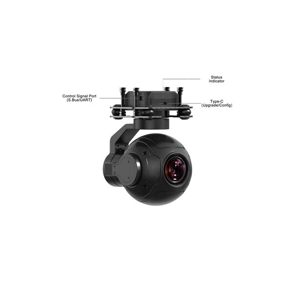 Камера FPV SIYI 2K 4MP QHD 30X Hybrid Zoom Gimbal Camera with 2560x1440 HDR Night Vision 3-Axis Stabilizer Light (ZR10) 100260832 фото