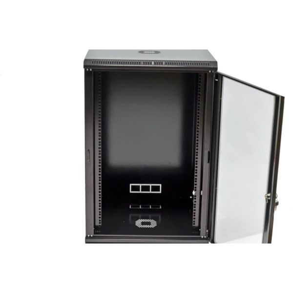 Шкаф 19"18U, 600x600x907мм (ШГВ), эконом, акриловое стекло, черный UA-MGSWL186B UA-MGSWL186B фото