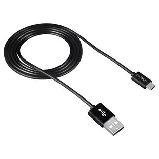 Кабель Canyon UM-1B black (Micro USB - USB 2.0) 1м Canyon UM-1B black (Micro USB - USB 2.0) 1м фото