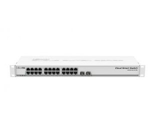 24-портовий керований комутатор MikroTik CSS326-24G-2S+RM MikroTik CSS326-24G-2S+RM фото