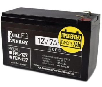 Аккумулятор 12В 7 Ач для ИБП Full Energy FEP-127 Full Energy FEP-127 фото