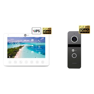 Комплект монітор Omega+HD+панель SOLO FHD NeoKIT HD+ Graphite NeoKIT HD+ Graphite фото