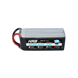 Акумулятор для дрона HRB_ Lipo 6s 22.2V 8000mAh 35C Battery XT60 Plug (HR-8000MAH-6S-35C-XT60) 100309462 фото