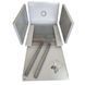 Шкаф 15U 600x60 мм настенный розборной Hypernet WMNC66-15U-FLAT WMNC66-15U-FLAT фото 2