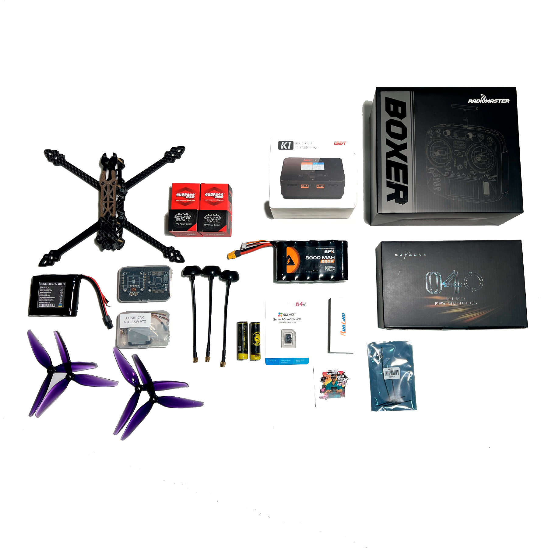 Купити Комплект для збірки FPV дрона BPK PILOT KIT (HARD MODE) з ...