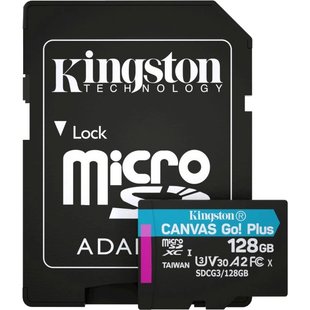 Карта памяті Kingston microSDXC 128 Гб U3 V30 A2 (SDCG3/128GBSP) Kingston microSDXC 128 Гб U3 V30 A2 (SDCG3/128GBSP) фото
