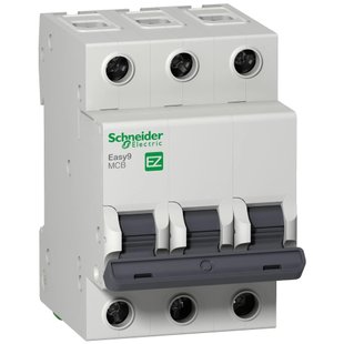 Автоматичний вимикач Schneider Electric EZ9F34363 Easy9, 63A C Schneider Electric EZ9F34363 Easy9, 63A C фото