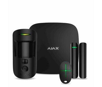 Комплект охоронної сигналізації Ajax StarterKit Cam (чёрный) Ajax StarterKit Cam (чёрный) фото
