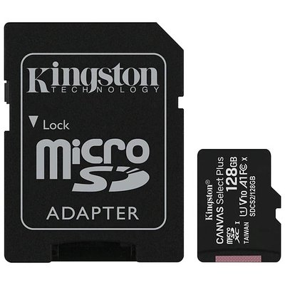 Карта памяті Kingston 128 Гб microSDXC U1 V10 A1 (SDCS2/128GBSP) Kingston 128 Гб microSDXC U1 V10 A1 (SDCS2/128GBSP) фото