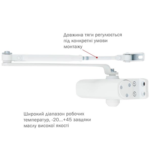 Дотягувач RYOBI 9900 9903 GLOSSY_WHITE RYOBI 9900 9903 GLOSSY_WHITE фото