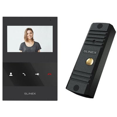 Комплект відеодомофону Slinex ML-16HD(Black)+SQ-04M(Black) Slinex ML-16HD(Black)+SQ-04M(Black) фото