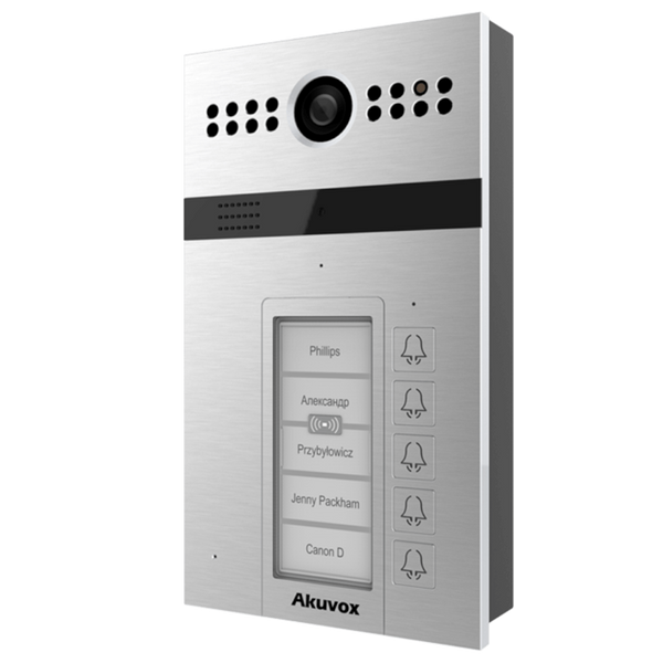 Пятиабонентная вызывная панель Akuvox R26B BPK-351859 фото