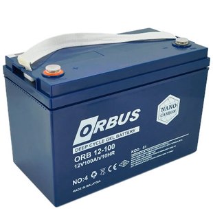 Акумуляторна батарея ORBUS CG12100 GEL 12V 100 Ah ORBUS CG12100 GEL 12V 100 Ah фото