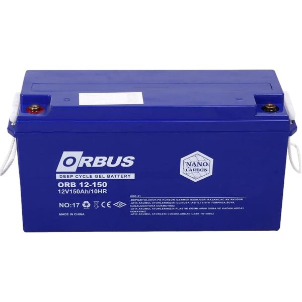 Акумуляторна батарея ORBUS CG12150 GEL 12 V 150 Ah ORBUS CG12150 GEL 12 V 150 Ah фото