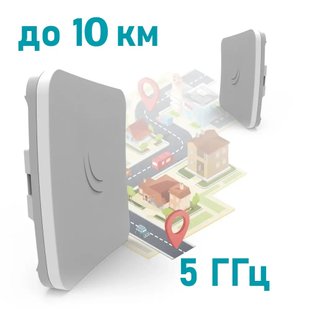 5 ГГц Wi-Fi точка доступу з посиленою антеною MikroTik SXTsq Lite5 (RBSXTsq5nD) MikroTik SXTsq Lite5 (RBSXTsq5nD) фото