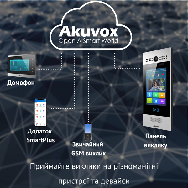 Багатоабонентна панель виклику Akuvox R29C TIAN.1830 фото