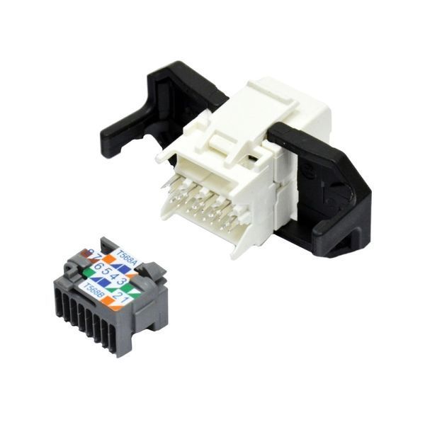 Модуль Keystone UTP RJ45 кат. 5e, білий, Corning Corning FQ100020723 Corning FQ100020723 фото