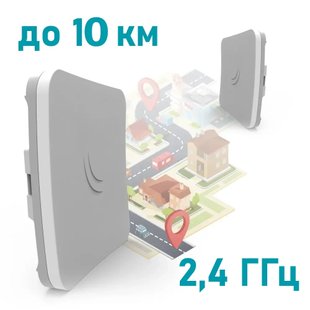 2.4 ГГц Wi-Fi точка доступу з посиленою антеною MikroTik SXTsq Lite2 (RBSXTsq2nD) MikroTik SXTsq Lite2 (RBSXTsq2nD) фото