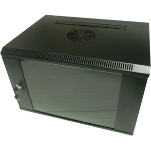 Шафа коммутаційна настінна 9U 600x450 Hypernet WMNC-9U-FLAT-AC-BLACK Hypernet WMNC-9U-FLAT-AC-BLACK фото