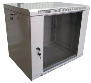 Шафа коммутаційна настінна 9U 600x450 розбірна Hypernet WMNC-9U-FLAT-AC Hypernet WMNC-9U-FLAT-AC фото